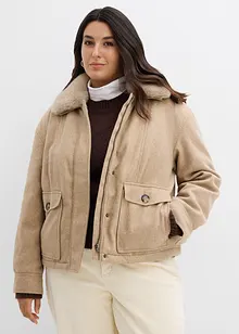 Giacca invernale in simil lana, bonprix Giacca invernale in simil lana, bonprix