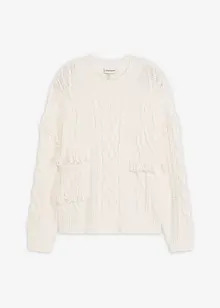 Maglione oversize con frange, bonprix Maglione oversize con frange, bonprix