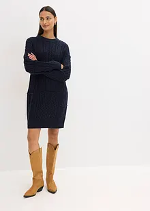 Abito in maglia a trecce, bonprix Abito in maglia a trecce, bonprix