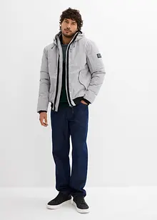 Bomber invernale con cappuccio e dettagli sportivi, bonprix Bomber invernale con cappuccio e dettagli sportivi, bonprix