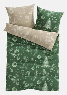 Biancheria da letto double-face con motivo natalizio floreale, bonprix Biancheria da letto double-face con motivo natalizio floreale, bonprix