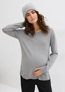 Set 3 in 1 in maglia di cotone, con maglia premaman e top per l’allattamento, bonprix Set 3 in 1 in maglia di cotone, con maglia premaman e top per l’allattamento, bonprix
