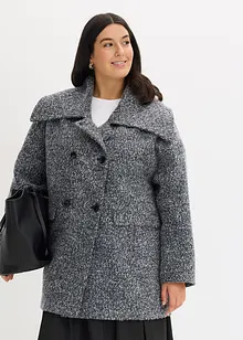 Cappotto corto in simil lana melange, bonprix Cappotto corto in simil lana melange, bonprix