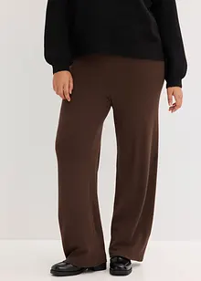 Pantaloni in maglia di soffice misto viscosa, bonprix Pantaloni in maglia di soffice misto viscosa, bonprix