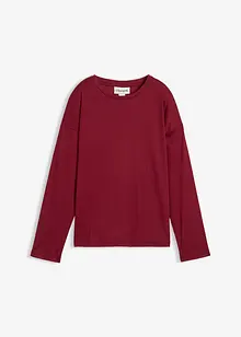Maglia a maniche lunghe in misto seta, bonprix Maglia a maniche lunghe in misto seta, bonprix
