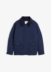 Giacca invernale imbottita con colletto in velluto a coste, bonprix Giacca invernale imbottita con colletto in velluto a coste, bonprix