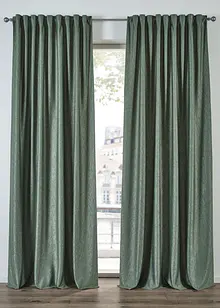 Tenda in velluto con effetto stropicciato (pacco da 1), bonprix Tenda in velluto con effetto stropicciato (pacco da 1), bonprix