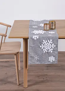 Runner da tavola con soffici fiocchi di neve, bonprix Runner da tavola con soffici fiocchi di neve, bonprix