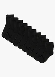 Calzini corti con cotone biologico (pacco da 10 paia), bonprix Calzini corti con cotone biologico (pacco da 10 paia), bonprix