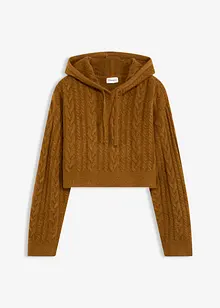 Maglione in  filato grosso con cappuccio, bonprix Maglione in  filato grosso con cappuccio, bonprix