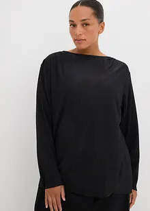 Maglia a maniche lunghe con effetto strutturato, bonprix Maglia a maniche lunghe con effetto strutturato, bonprix