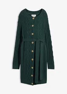 Cardigan prémaman extra lungo e abito di maglia in misto cotone, bonprix Cardigan prémaman extra lungo e abito di maglia in misto cotone, bonprix