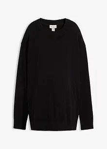 Maglione prémaman in morbido cotone biologico con spacchi per l'allattamento, bonprix Maglione prémaman in morbido cotone biologico con spacchi per l'allattamento, bonprix