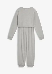 Tuta da casa con morbido cotone e felpa dal taglio corto, bonprix Tuta da casa con morbido cotone e felpa dal taglio corto, bonprix