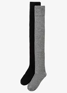Calze parigine (pacco da 2 paia) con cotone biologico, bonprix Calze parigine (pacco da 2 paia) con cotone biologico, bonprix