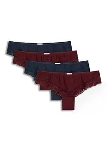 Brasiliana con cotone biologico (pacco da 4), bonprix Brasiliana con cotone biologico (pacco da 4), bonprix