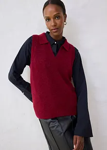 Gilet in maglia con lana d'alpaca, bonprix Gilet in maglia con lana d'alpaca, bonprix