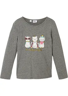 Maglia a maniche lunghe in misto viscosa, bonprix Maglia a maniche lunghe in misto viscosa, bonprix