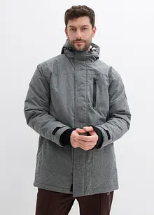 Parka tecnico impermeabile con fodera in pile morbido, bonprix Parka tecnico impermeabile con fodera in pile morbido, bonprix