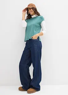 Gilet in morbida maglia misto viscosa, bonprix Gilet in morbida maglia misto viscosa, bonprix