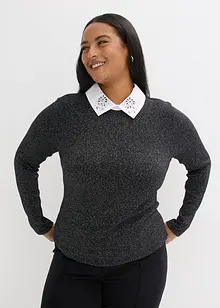 Maglia in misto cotone, bonprix Maglia in misto cotone, bonprix