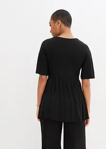 T-shirt svasata a maniche corte, bonprix T-shirt svasata a maniche corte, bonprix