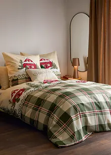 Biancheria da letto a quadri con casette, bonprix Biancheria da letto a quadri con casette, bonprix