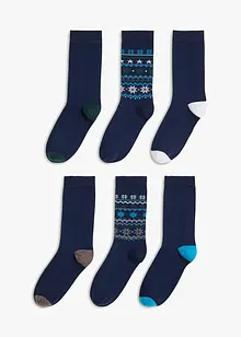 Calze con cotone biologico (pacco da 6 paia), bonprix Calze con cotone biologico (pacco da 6 paia), bonprix
