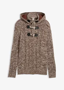 Maglione in filato grosso con cappuccio e cotone, bonprix Maglione in filato grosso con cappuccio e cotone, bonprix
