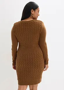 Abito in maglia a trecce, bonprix Abito in maglia a trecce, bonprix