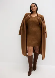 Abito in maglia a trecce, bonprix Abito in maglia a trecce, bonprix