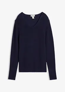 Maglione in filato fine di puro cotone biologico, bonprix Maglione in filato fine di puro cotone biologico, bonprix