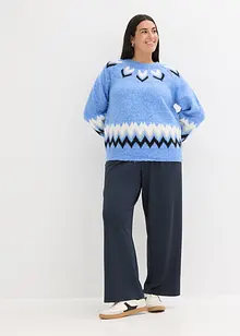 Maglione norvegese con righe glitterate, bonprix Maglione norvegese con righe glitterate, bonprix