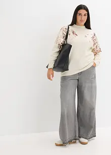 Maglione oversize con paillettes, bonprix Maglione oversize con paillettes, bonprix