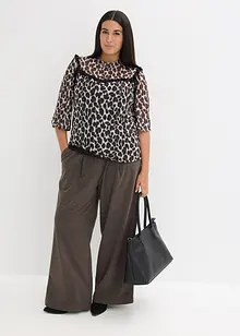 Maglia in mesh morbido con pizzo, bonprix Maglia in mesh morbido con pizzo, bonprix