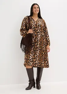 Abito midi in satin fluente, bonprix Abito midi in satin fluente, bonprix