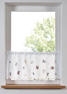 Tenda a vetro con ricami invernali, bonprix Tenda a vetro con ricami invernali, bonprix