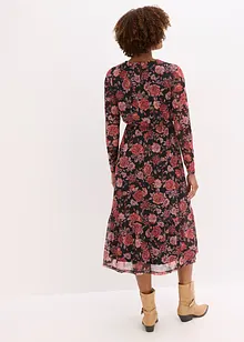 Abito midi in morbido mesh, bonprix Abito midi in morbido mesh, bonprix