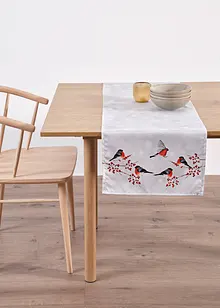 Runner da tavola con uccellini invernali, bonprix Runner da tavola con uccellini invernali, bonprix