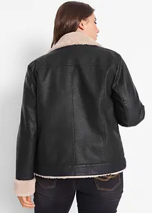 Giacca in similpelle foderata, bonprix Giacca in similpelle foderata, bonprix