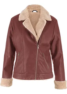 Giacca in similpelle foderata, bonprix Giacca in similpelle foderata, bonprix