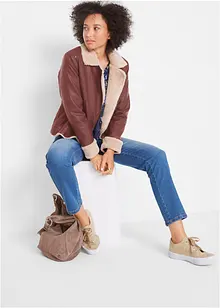 Giacca in similpelle foderata, bonprix Giacca in similpelle foderata, bonprix