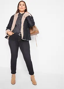 Giacca in similpelle foderata, bonprix Giacca in similpelle foderata, bonprix