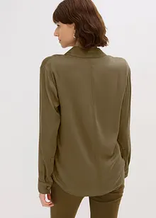 Camicia in satin fluente, bonprix Camicia in satin fluente, bonprix