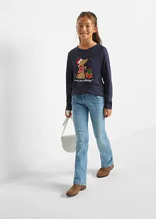 Maglia a maniche lunghe in puro cotone biologico (pacco da 2), bonprix Maglia a maniche lunghe in puro cotone biologico (pacco da 2), bonprix