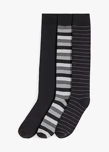 Calzettoni termici con interno in spugna morbida e cotone biologico (pacco da 3 paia), bonprix Calzettoni termici con interno in spugna morbida e cotone biologico (pacco da 3 paia), bonprix