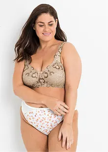 Reggiseno contenitivo senza ferretto con spalline imbottite, bonprix Reggiseno contenitivo senza ferretto con spalline imbottite, bonprix
