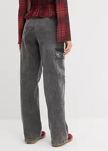 Jeans cargo a vita alta, bonprix Jeans cargo a vita alta, bonprix