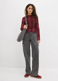 Jeans cargo a vita alta, bonprix Jeans cargo a vita alta, bonprix