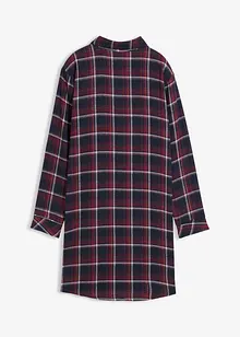 Camicia da notte in flanella morbida con abbottonatura, bonprix Camicia da notte in flanella morbida con abbottonatura, bonprix